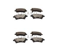 2x Quaro QP0945C Kit Pastiglie Freno Freni a Disco Frontale per Toyota Corolla