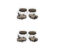 2x Quaro QP1226C Kit Pastiglie Freno Freni a Disco Frontale per Smart City