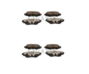 2x Quaro QP1609C Kit Pastiglie Freno Freni a Disco Posteriore per Mazda 3 Bm Bn