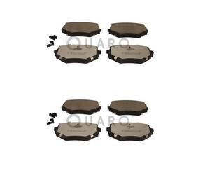 2x Quaro QP4402C Kit Pastiglie Freno a Disco Frontale per Suzuki Grand Vitara I