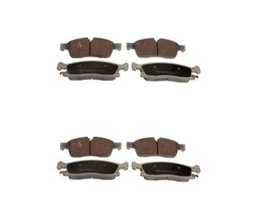 2x Quaro QP4877 Kit Pastiglie Freno a Disco Frontale per Jeep Grand Cherokee IV