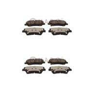 2X Quaro QP9666C Set Di Etr제 Di Freno Anteriore Per KIA Pro Cee'D Hyundai