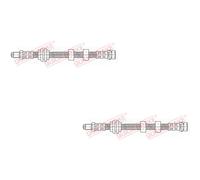 2x QUICK BRAKE Flessibile Del Freno Sinistra Destra per Ford Fuoco Torneo Dnw