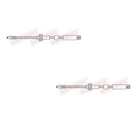 2X QUICK BRAKE Tubo Frenante Sinistro Destro Per Fiat 500 312_ 312 Ford KA RU8