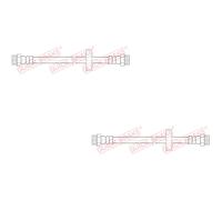 2X QUICK BRAKE Tubo Frenante Sinistro Destro Per Fiat Doblo Grande Monovolume