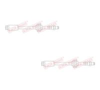 2X QUICK BRAKE Tubo Frenante Sinistro Destro Per Opel Corsa E X15 Alfa Romeo