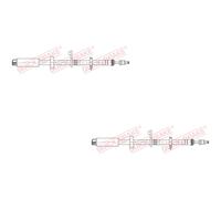 2X QUICK BRAKE Tubo Frenante Sinistro Destro Per Peugeot Expert Kasten VF3A