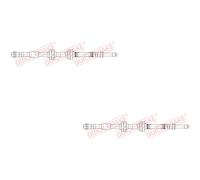 2X QUICK BRAKE Tubo Frenante Sinistro Destro Per VW Transporter VI Furgone SGA