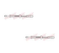 2x QUICK BRAKE Tubo Freno Sinistra Destra per Volvo V70 II P80_ Sw S60 I