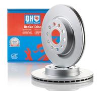 2x QUINTON HAZELL Disco freno Anteriore Ø280mm Altezza: 49,6mm Spessore: 22mm Cerchio foro-Ø: 112mm ventilato BDC5417 Compatibilità con VW Golf 6 5K1 Golf 5 Hatchback 1K1, AUDI A3 Sportback 8PA, SEAT