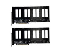 2X R37D PCIe 5.0 X16 A 4 Porte E1.S/E3.S (SFF-TA-1002) Scheda di Espansione Adattatore per Disco Rigido Gen5 Supporto One Drag Four