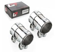 2X Raccordo Doppio Abgassystem Ø 55 X 95 Mm Per SEAT Ateca Tarraco