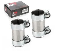 2X Raccordo Doppio Per Impianto Di Scarico Ø 55 X 125 Mm Per VW Passat 3A 3B LT