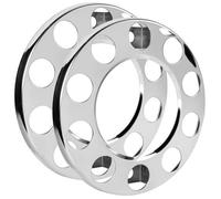 2x Radbolzenabdeckung 22,5 " Acciaio Inox Copricerchi Coprimozzi Camion Cerchi