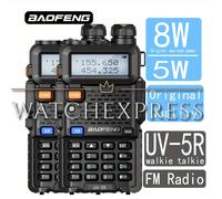 2x RADIO BAOFENG UV-5R RICETRASMITTENTE VHF/UHF DUAL BAND 136-174 400-480 MHZ
