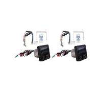 2X Radio Marino FM AM Lettore Multimediale MP3 Ricevitore Stereo USB Impermeabile Stereo per Barche per UTV ATV SPA RZR