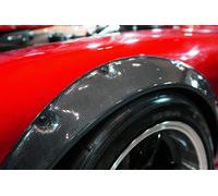 2X Radlauf Verbreitering CARBON Passaruota Passend Per Opel O