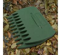 2x Rastrello a Mano per Raccogliere Foglie E Rami D'erba