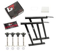 2x Rastschienen Con Cardine Multiflexboard Base per VW Transporter T5 T6