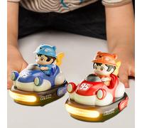 2x RC Speed Bumper Car Mini veicolo espulsore telecomandato per bambini