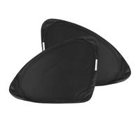 2x Rear Side Triangular Window Sunshade Curtain Fit For Fiat 500 2008-2023