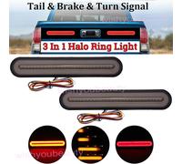 2X Rear Stop 100LED Lights Tail Brake Indicator Truck Van Lamps Trailer Light