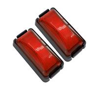 2x Red Trailer Truck RV Side Marker LED Light Clearance Lamp Universal Use