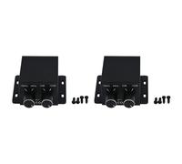 2X Regolatore Audio per Auto Amplificatori Regolatore Equalizzatore Stereo 2306
