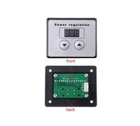 2X Regolatore di Tensione SCR 4000W 220V AC Regolatore di Temperatura Della Velocità del Motore Elettrico + Contatori Digitali per Scaldabagno