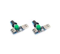 2X Regolatore di Velocità Della Ventola USB, Regolatore del Volume 'Aria, Interruttore di Velocità Della Ventola Multifunzione, Silenzioso,