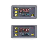 2X Relè di Temporizzazione Digitale Display A LED Interruttore di Controllo del Timer di Ciclo Temporizzazione Regolabile Interruttore di Ritardo del
