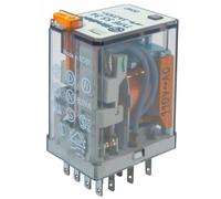 2X Relè: Elettromagnetico Industriale, 110VAC, 7A, 55.34.8.110.004, Finder