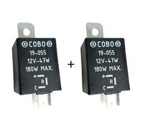 2x Relè Intermittenza Frecce 12V 47W COBO Universale Auto Trattore