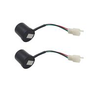 2X Relè Lampeggiante per Indicatori di Direzione A LED da 48 V-60 V A 3 Pin per Accessori Lampeggianti per Scooter Elettrici Citycoco