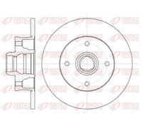 2x REMSA 6024.00 Disco freno Posteriore per VW Polo Schrägheck (6N1) POLO (6N2)