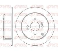 2x REMSA 61024.00 Disco freno Posteriore per HYUNDAI i20 (PB, PBT) 262mm