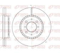 2x REMSA 61096.10 Disco freno Anteriore per OPEL Zafira A (T98) Astra G CC (T98)