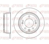 2x REMSA 61105.00 Disco freno Posteriore per HYUNDAI ix35 (LM, EL, ELH) 262mm