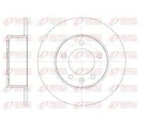 2x REMSA 61412.00 Disco freno Posteriore per OPEL Movano B Van (X62) 305mm