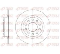 2x REMSA 61445.00 Disco freno Posteriore per ALFA ROMEO GIULIETTA (940) 264mm