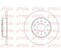 2x REMSA 61500.00 Disco freno Posteriore per FIAT 500L (351, 352) 251mm