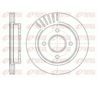 2x REMSA 6160.10 Disco freno Posteriore per FORD MONDEO II (BAP) COUGAR (EC)