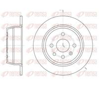 2x REMSA 6207.00 Disco freno Posteriore per OPEL Astra F CC (T92) 260mm