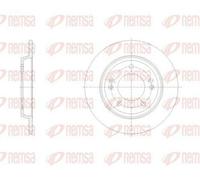 2x REMSA 62102.00 Disco freno Posteriore per HYUNDAI IONIQ (AE) 262mm