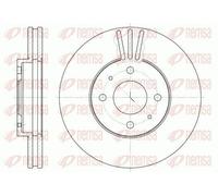 2x REMSA 6530.10 Disco freno Anteriore per NISSAN 100 NX (B13) 257mm