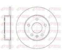 2x REMSA 6578.00 Disco freno Posteriore per OPEL ZAFIRA B (A05) Meriva A (X03)