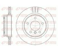 2x REMSA 6722.10 Disco freno Posteriore per BMW 3 Limousine (E46) 3 Coupe (E46)