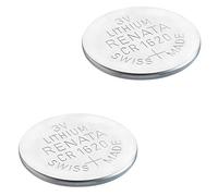 2X Renata Orologio Pila - Made in Svizzera - CR1620 Litio