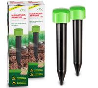 2x Repellenti Talpe Mini Dissuasori Talpe Anti Talpe a Batterie Scaccia Talpe