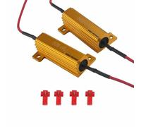 2x Resistenza Di Carico 50W 6Ω Relè Per Spia Led Senza Errore Fix Flash